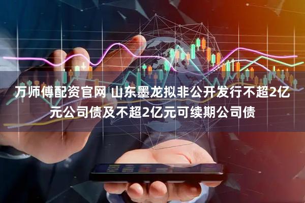 万师傅配资官网 山东墨龙拟非公开发行不超2亿元公司债及不超2亿元可续期公司债